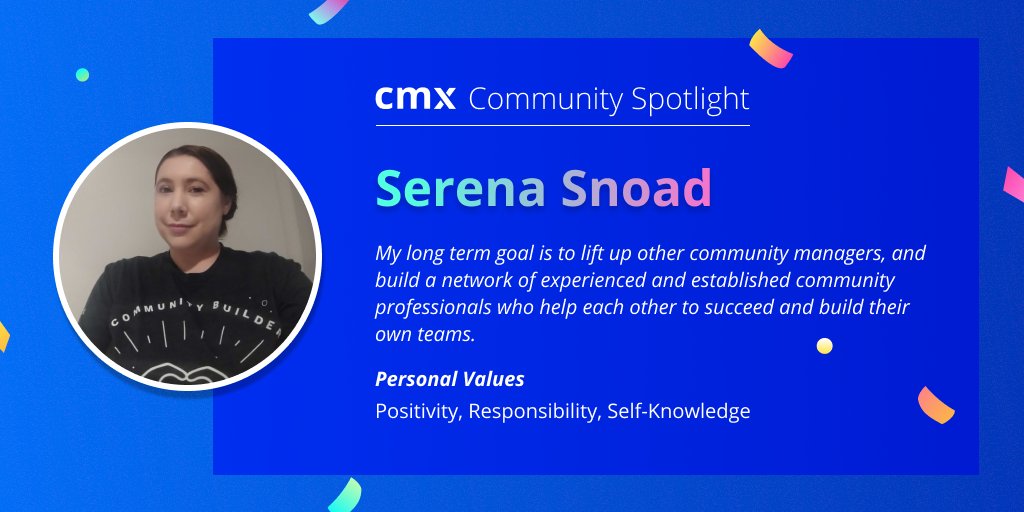 CMX's tweet image. Today's #Community Spotlight is @serenastweeting, Online Community Manager @alzheimerssoc &amp;amp; CMX Connect London Host!

💡How Do You Manage a #NonprofitCommunity?
💡How To Thrive as a #CommunityProfessional? 
💡Challenges of a #community leader? 

Find out!👉bit.ly/3oEHj7s