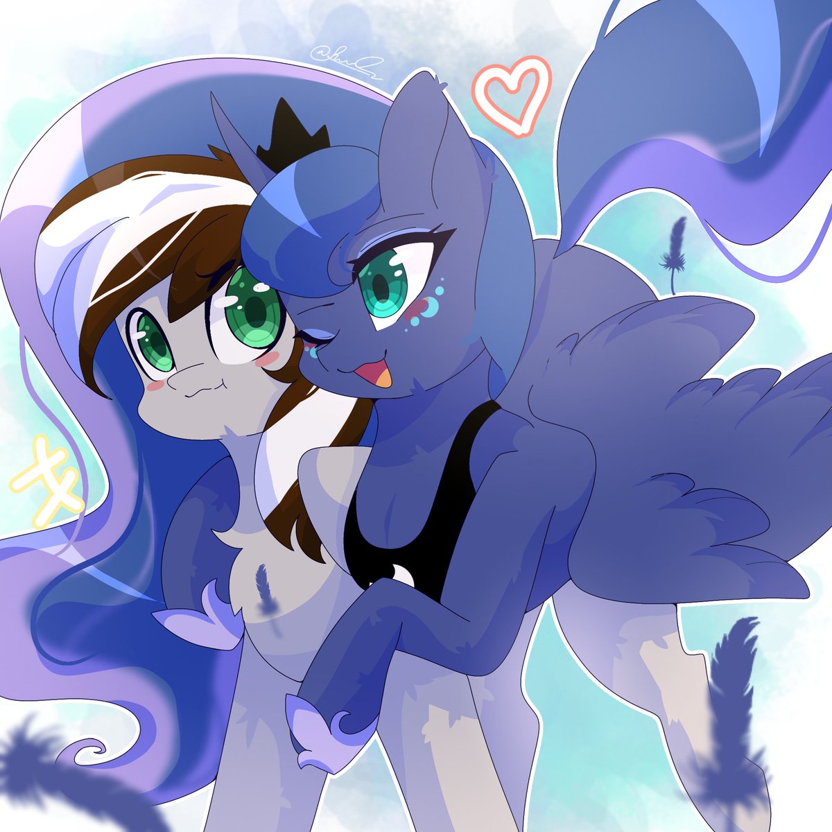 DanuLion's tweet photo. Mau berangkat kerja, dimanja istri dulu..
Artist : ReikaNeko
#mlp #pony #pegasy #pegasus https://t.co/LBM2Uv0ZiS