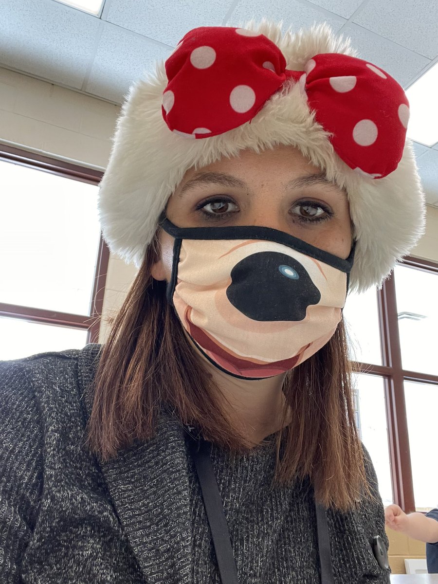 KHarperpjhs's tweet photo. Day 1 of caroling in the halls.  What a fun tradition! Why not get dressed up for the occasion.  The littles loved it, until a 1st grader said I looked silly 😂 #LifeatLilyB https://t.co/eOlcRmUSqN