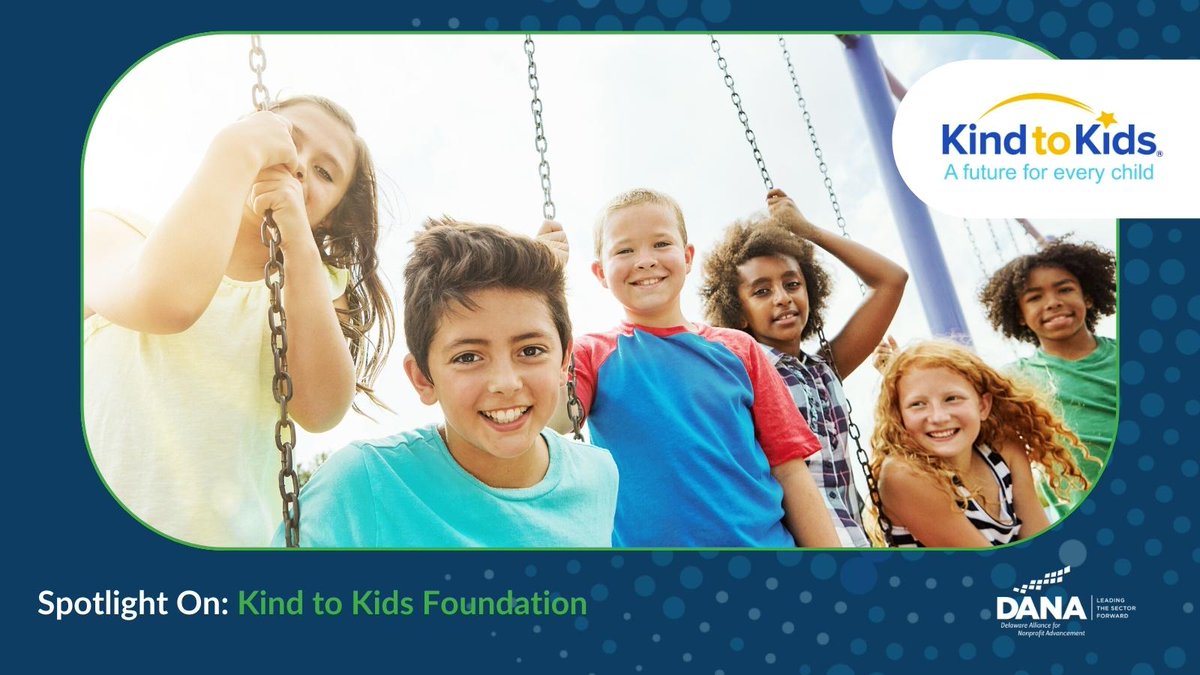 DANA Mbr Spotlight: <a href="/kindtokids/">Kind to Kids</a> helps #children in foster care who have experienced trauma, abuse and neglect by providing them with #education support, emotional stability and comfort.

Learn more: kindtokids.org

#MemberMonday #SupportDENonprofits