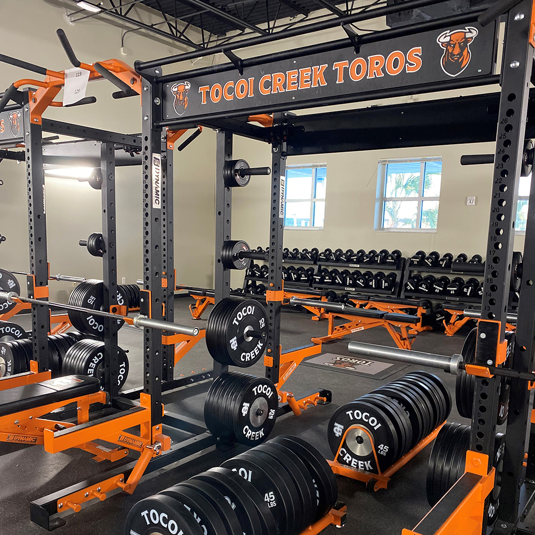 DynamicFandS's tweet image. Horns Up! At @TocoiCreek High School in St. Augustine, Florida recently had their girls weightlifting competition in their new weight room! We’re thrilled to know it’s already keeping the Tocoi Creek Toros strong!

#HornsUp #TorosStampede #DynamicSpotlight #MoreStrengthPerSQFT