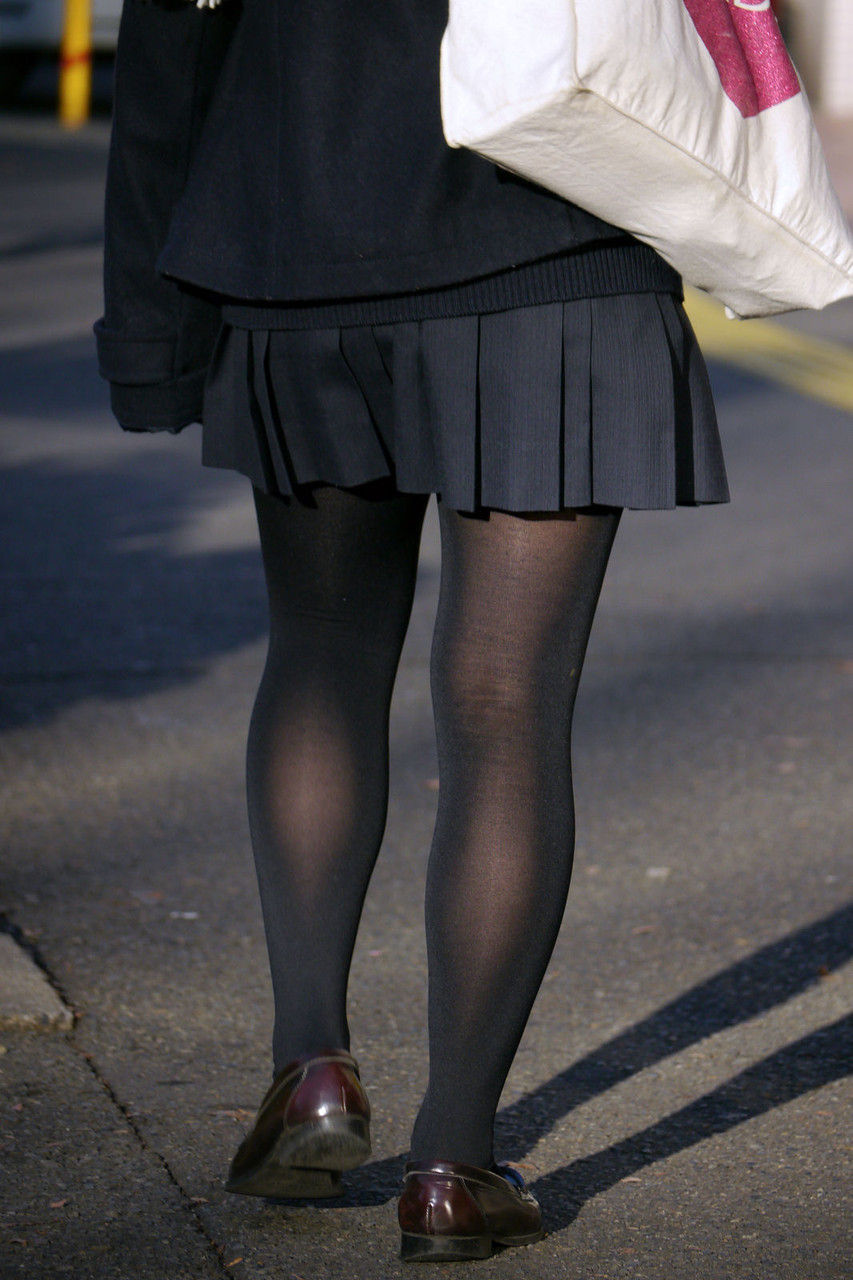 女子高生　パンスト  / X