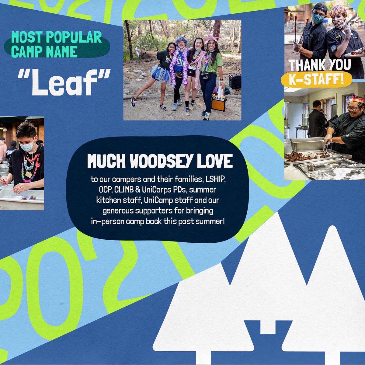 🏕 𝚄𝙽𝙸𝙲𝙰𝙼𝙿 𝚂𝚄𝙼𝙼𝙴𝚁 𝚆𝚁𝙰𝙿𝙿𝙴𝙳 𝟸𝟶𝟸𝟷 🏕 After a year of virtual camp and volunteer trainings, UniCamp worked incredibly hard to bring campers and counselors up to Camp River Glen this past summer!