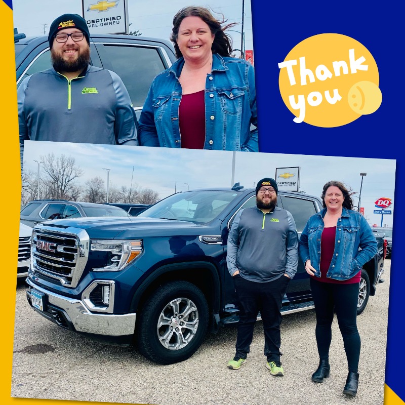 Thanks to Logan Kelly of Fairmont for your trust in Casey Simpson and the staff at Hawkins Chevrolet. We appreciate your business.