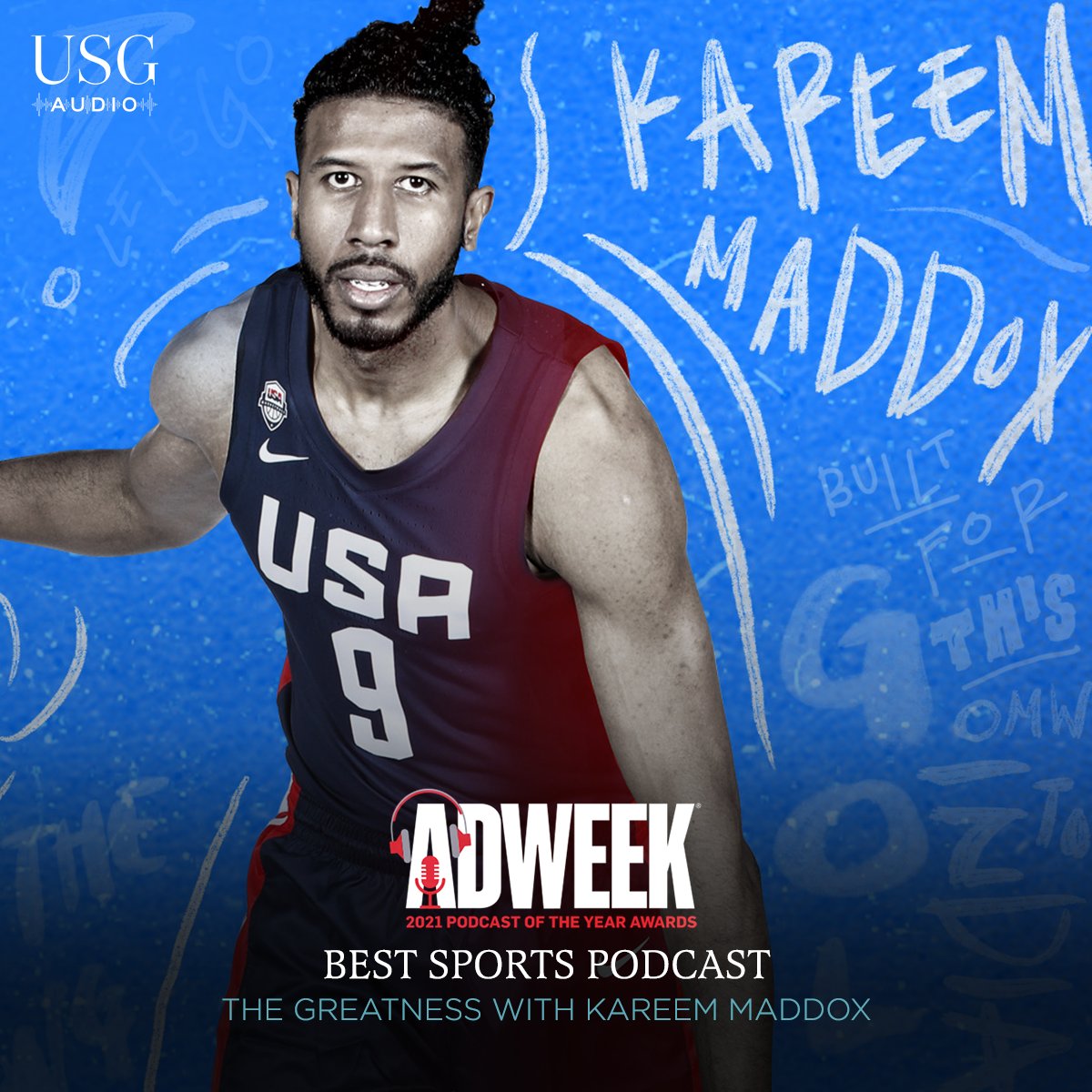 UCP's tweet photo. The Greatness with @KareemMaddox and Art Bust: Scandalous Stories of the Art World win big at @Adweek's 2021 Podcast of the Year Awards. Congratulations to both of these amazing podcasts! https://t.co/ssLsz9d936