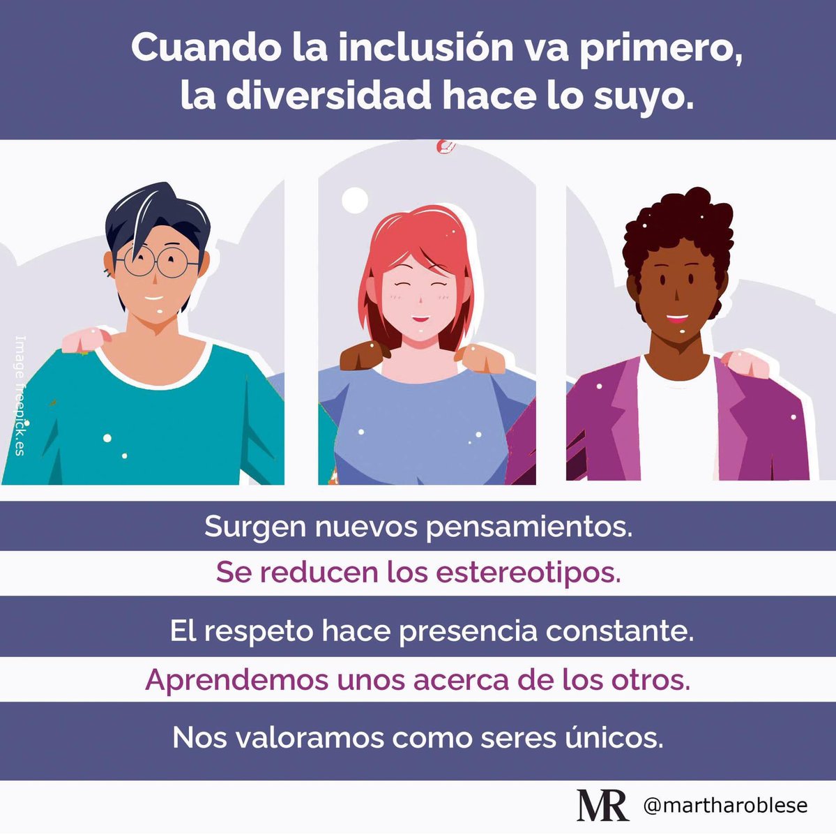 Cuando los entornos, las actividades y  las oportunidades son inclusivas , la convivencia en la diversidad nos ayuda en  la construcción de sociedades equitativas, sostenibles y residentes. #Inclusión #JuntosYRevueltos