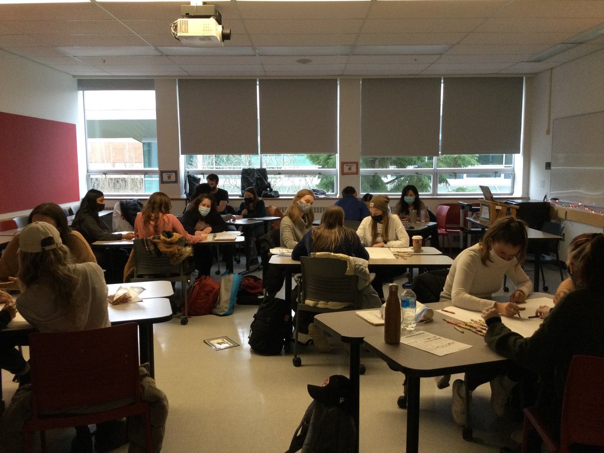 UBCmfenton's tweet photo. A look back on who #PYP TC’s have become  as emerging teachers using the #Learner Profile, the #ATL’s  &amp; the key #concepts.  Such incredible growth! Thanks for bringing your best, even to our last class 👍🎉. ⁦@UBCTeacherEd⁩ #UBCBEd2022 https://t.co/IYPKrEeLrC