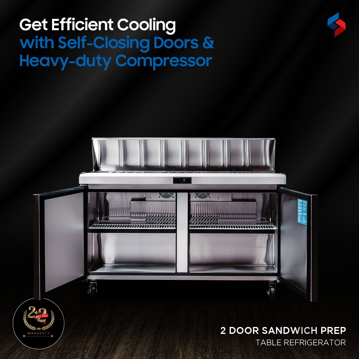 simcogroupau's tweet image. Make your #sandwich #delicious and keep the related ingredients preserved simultaneously! Bring the multipurpose Sandwich #PrepTable #Refrigerator from #Simco to your #kitchen today.

Quote us 👉 bit.ly/2-Door-Sandwic…