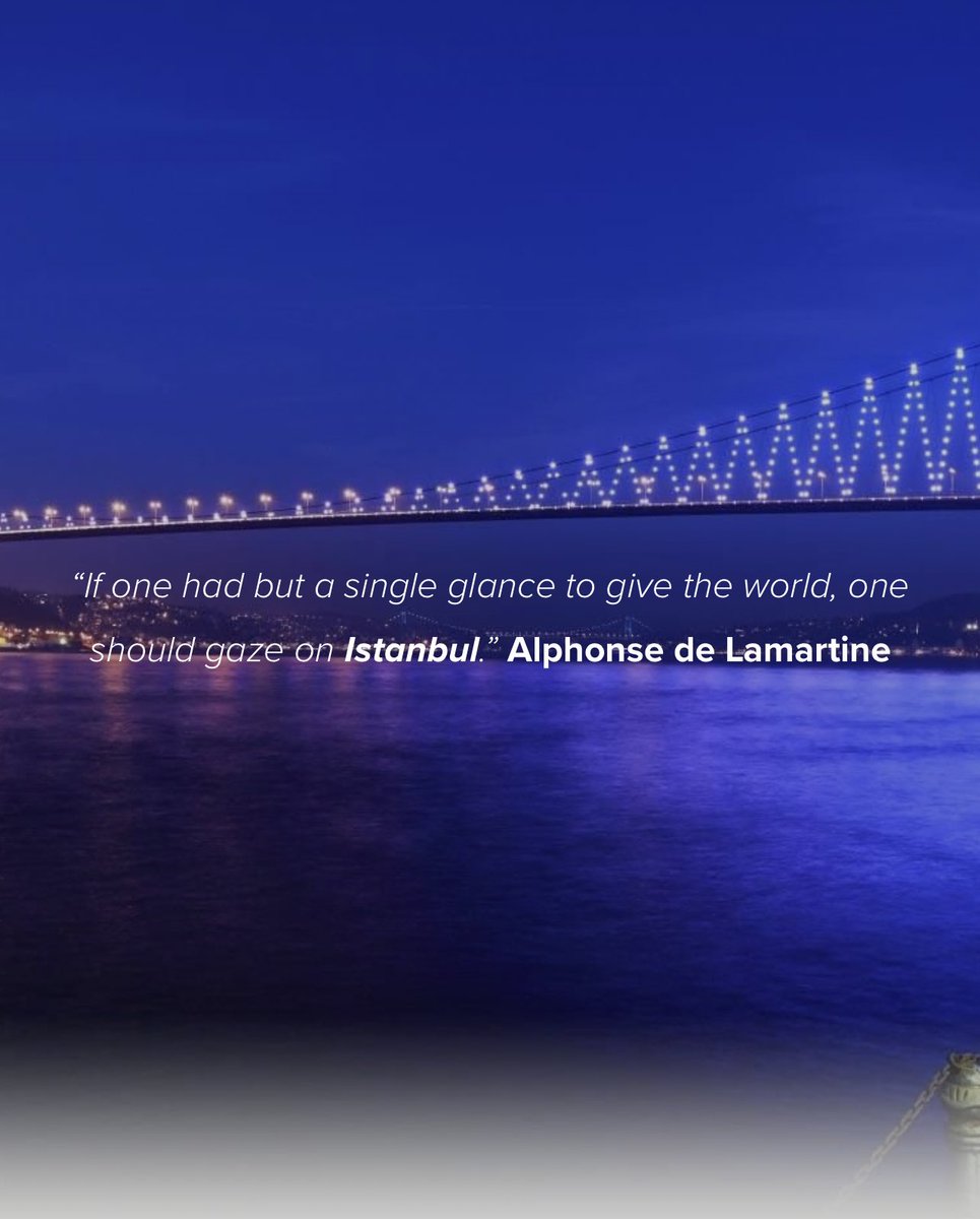 VisaVoya's tweet photo. “If one had but a single glance to give the world, one should gaze on Istanbul” Alphonse de Lamartine https://t.co/erOWhawZG5
