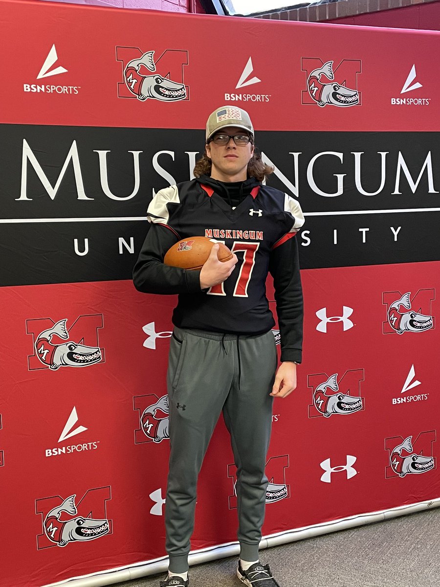 After a great visit with <a href="/CoachIeuter/">Erik Ieuter</a> , <a href="/Coach_Reny/">Ed Reny</a> , and <a href="/LaneKnost/">Coach Lane Knost</a> I am excited and blessed to receive an offer from Muskingum University!
<a href="/LakeCoachD/">Dan DeGeorge</a> <a href="/MuskingumFB/">Muskingum Football</a>