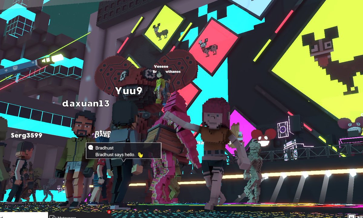hinnderr's tweet photo. @TheSandboxGame @deadmau5 Lets dance https://t.co/k0BKsm1D2x