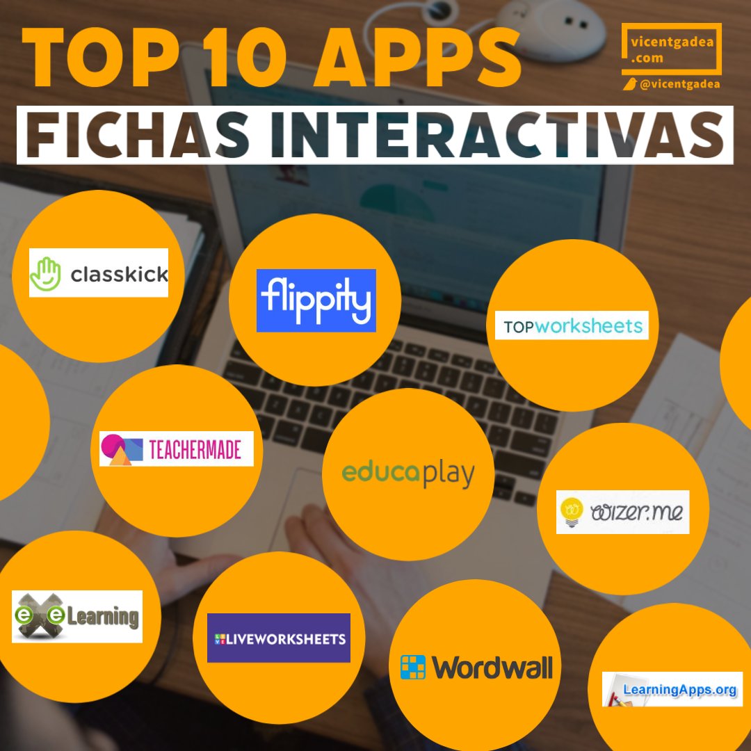 Existen multitud de herramientas 🛠️ que nos permiten crear recursos digitales 💻📱para nuestro alumnado. 

Hoy os comparto mi "Top 10 apps para crear fichas y actividades interactivas" 👇 vicentgadea.com/top-apps-crear…

¿Cuál es tu favorita? 🤔

#claustrovirtual #edtech
