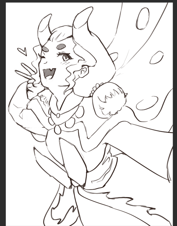 BoiDratini's tweet photo. i'm doing lineart?? also new OC! https://t.co/K3E3vkyFXb