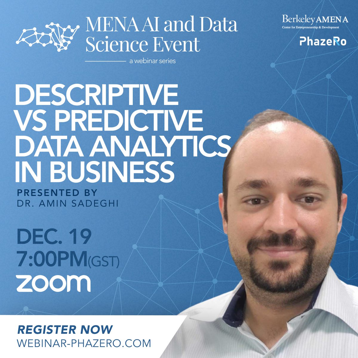 PhazeRo_om's tweet image. 📊 Descriptive vs Predictive Data Analytics in Business 🏬
In this talk, Mohammad Amin Sadeghi will briefly discuss how data analytics can create more value for businesses.
Register now: lnkd.in/g-MwBTbT
#phazero #tech #oman #datascience #software #machinelearning #data