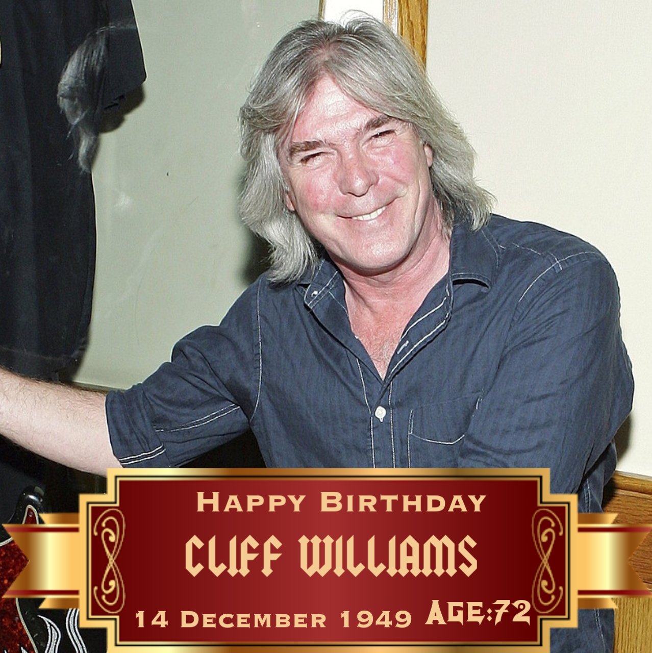 Happy Birthday to Sir Cliff Williams (      