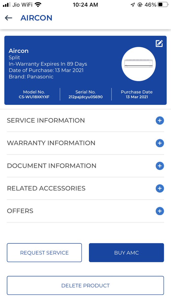 ganeshsattawan's tweet photo. @PanasonicIndia Purchased 2 AC, from @cromaretail Delivered defective product, Resolved for 1, waiting from 9 month for another.
Please do needful if you can, for 
Request no for Aircon is R14122116719275 . https://t.co/f221dFCHRK