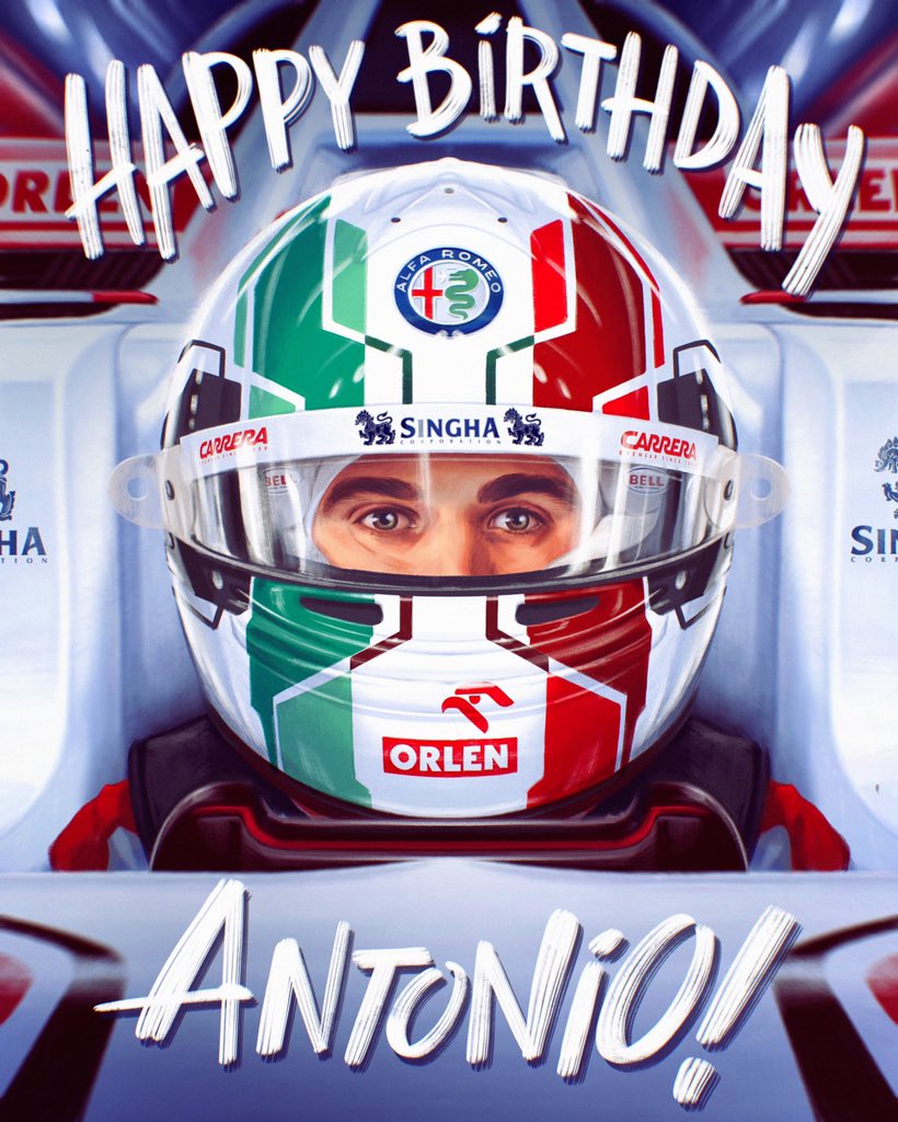 audif1_'s tweet photo. Tanti auguri @Anto_Giovinazzi! 🎂 https://t.co/US5PYd2vRD