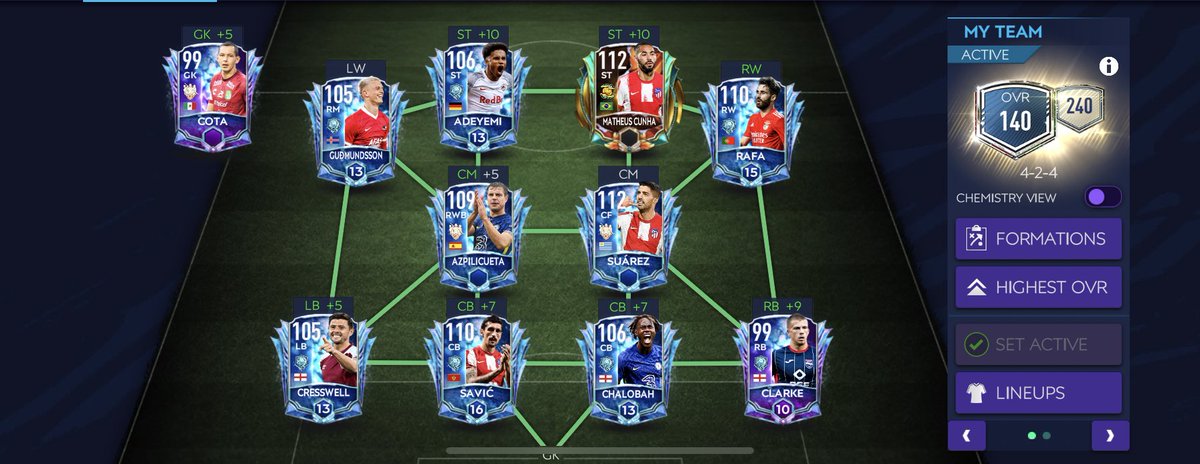 Need a league just for the last month of the game. Need perks to upgrade. Thank you! #FifaMobile