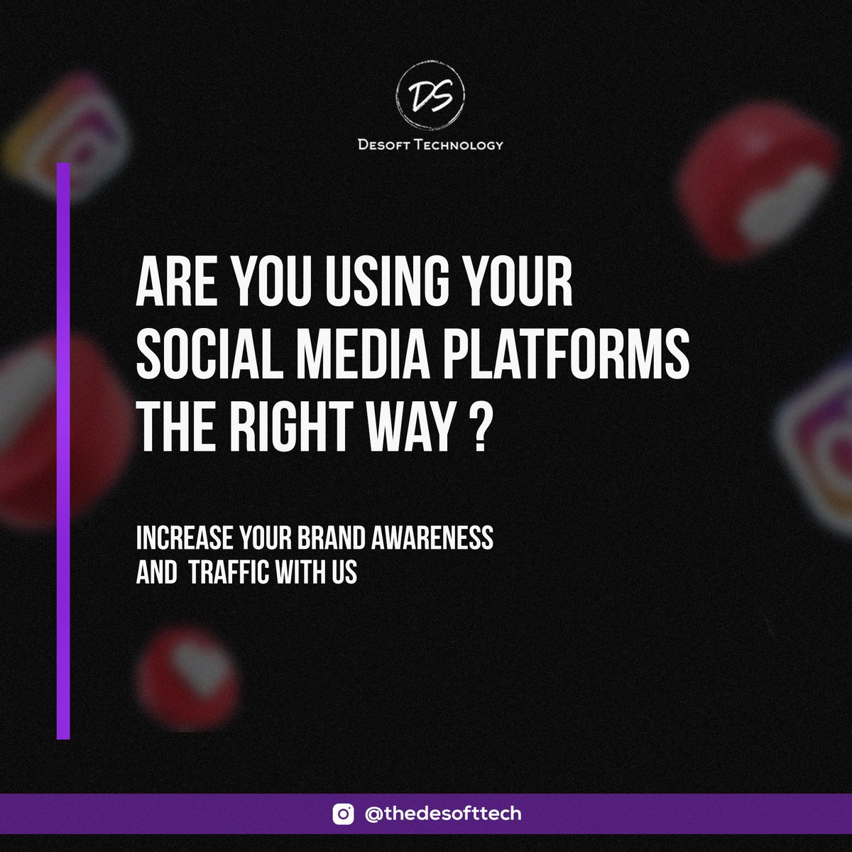 TechDesoft's tweet photo. Are you unaware of using the right techniques for your social media platforms?
We are here to help you with the correct strategy for brand awareness.
Attract, engage and communicate with your audience for growing your business in a better way.
#socialmediaplatform #digital https://t.co/14WGXpyeZz
