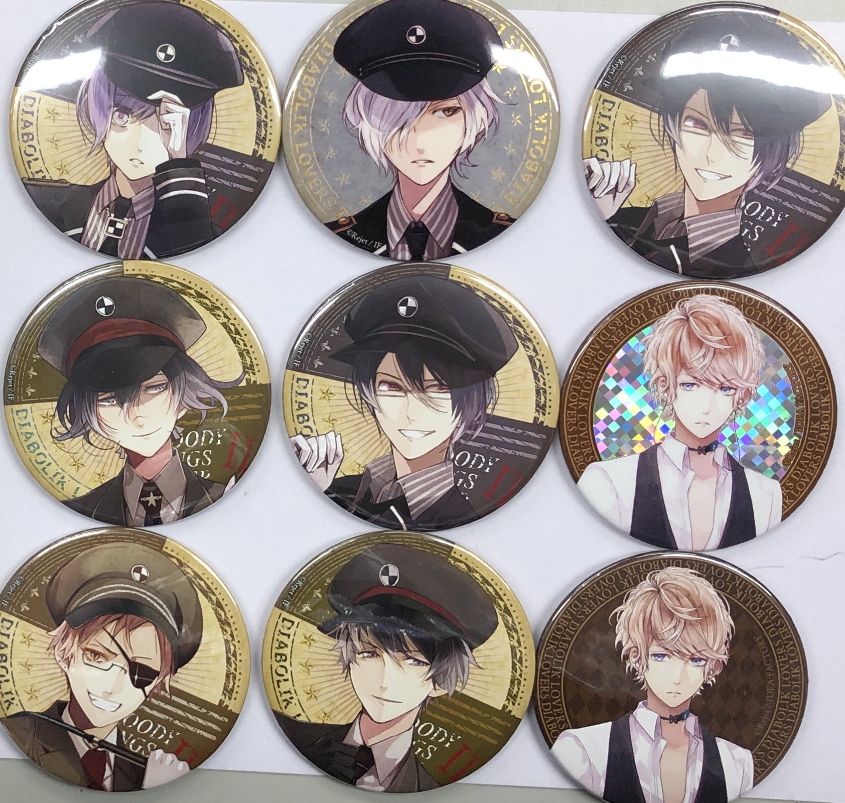 DIABOLIK LOVERS ディアラバ 缶バッジ ホロ 通常 シン | www