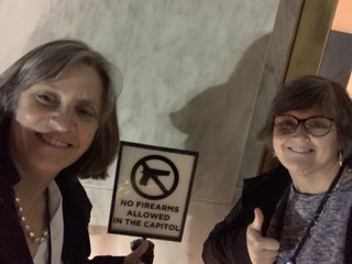 RepLisaReynolds's tweet photo. Saw this on our way out of the capitol tonight, and had to celebrate yet another part of SB554, which started saving lives 3 months ago. #orleg #orpol @SollmanJaneen https://t.co/5Q6488EfG2