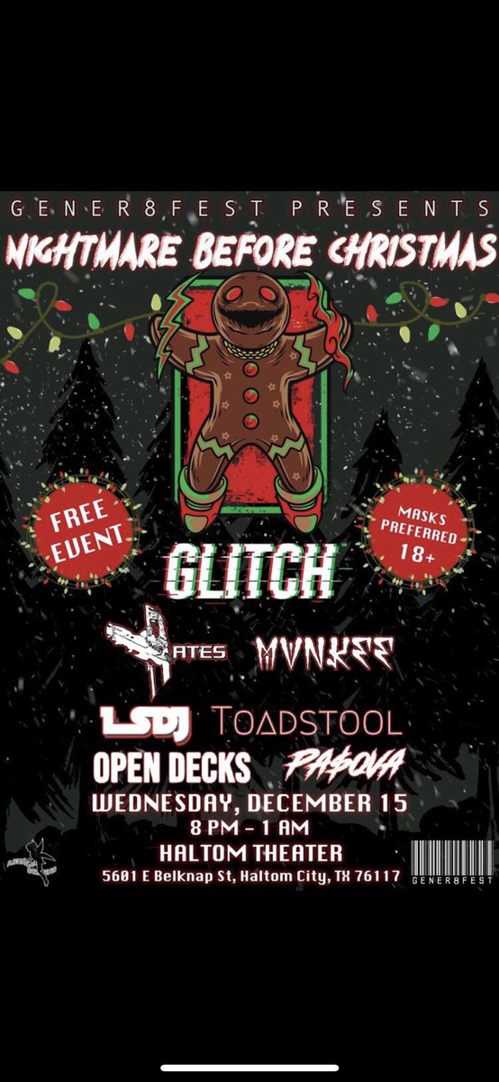 Toadstooltunes's tweet image. Got a beefy set planned for this free show on Wednesday 🔊 🔮 come out and support! ☃️ and shoutout to @Gener8Fest for making it happen!