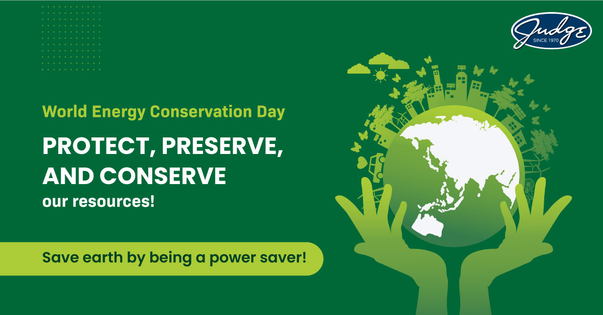 Judge_India's tweet image. #WorldEnergyConservationDay
On this day, let&apos;s advocate energy efficiency at our homes and offices and vow towards conserving energy!

#TheJudgeGroupIndia #JudgeIndia #EnergySaving #SaveEnergySaveEarth #SaveEarth #SaveEarthSaveLife