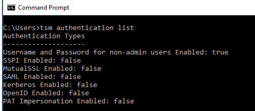 RcVels's tweet photo. #TableauTips If you want to list the server’s existing authentication-related configuration settings - utilize below TSM command to retrieve that in Tableau

>> tsm authentication list 

Hope it helps! #Datafam https://t.co/AHX0qjX0hN