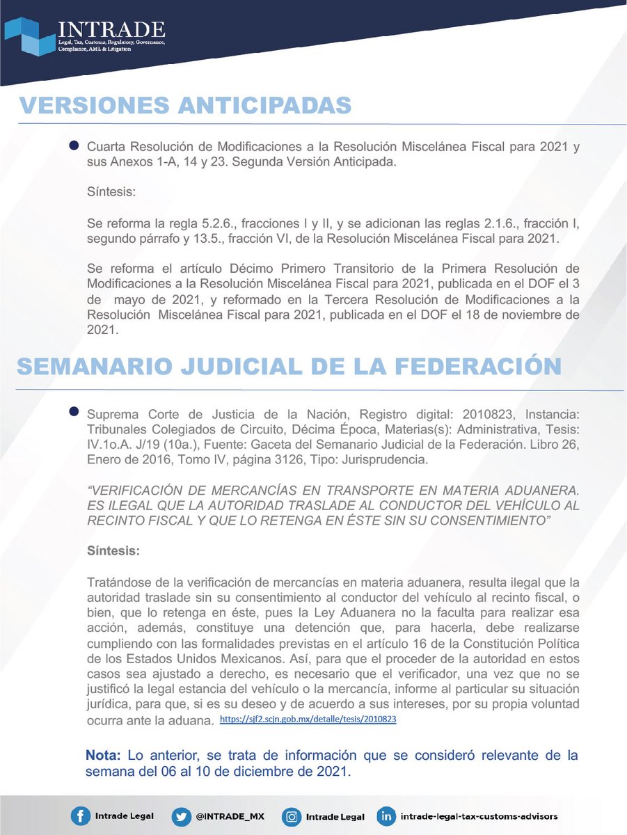 INTRADE Legal, Tax, Customs Advisors & AML tweet media