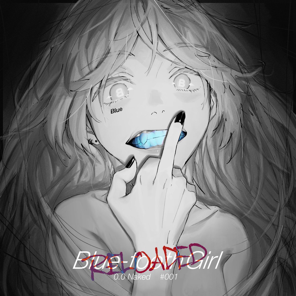 Blue-tooth Girl "RELOADED"
#OC #創作イラスト 