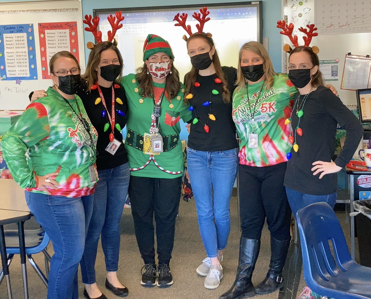 team_seneca's tweet photo. Spirit week off to a good start with “Movie Monday” today! Tomorrow is “Tacky Tuesday” and we can’t wait to see your “ugly sweaters or apparel”🎄👏 @CMS_Braves @BravesSupt #TeamSeneca https://t.co/pa4Q73ogx3