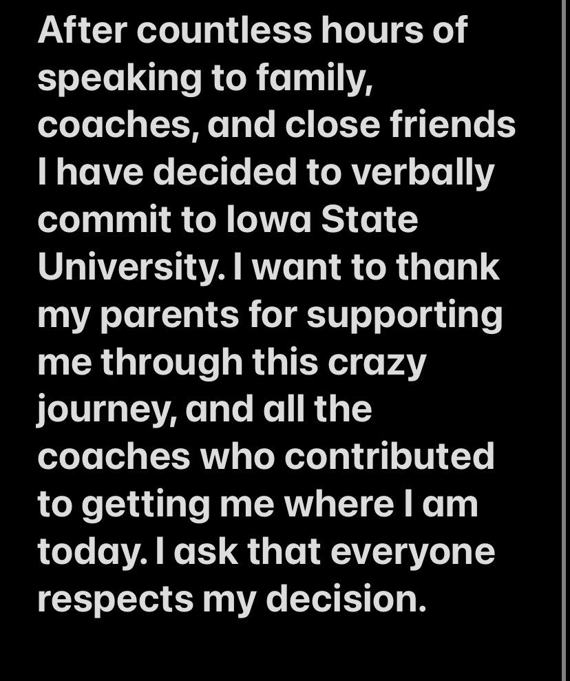 BigJay_015's tweet photo. 1000% committed 🔴🟡🌪🌪🌪#Cyclones 
@Coach__Myers @COACH_BKEAN @Coach_Bear_ https://t.co/IfV7xaHxH6
