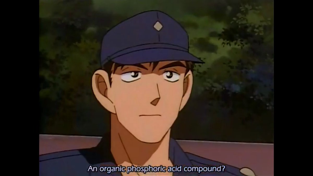 shinran_'s tweet photo. Effects after taking in organic phosphoric acid compound #DetectiveConanInfo https://t.co/ccHOClKdyU