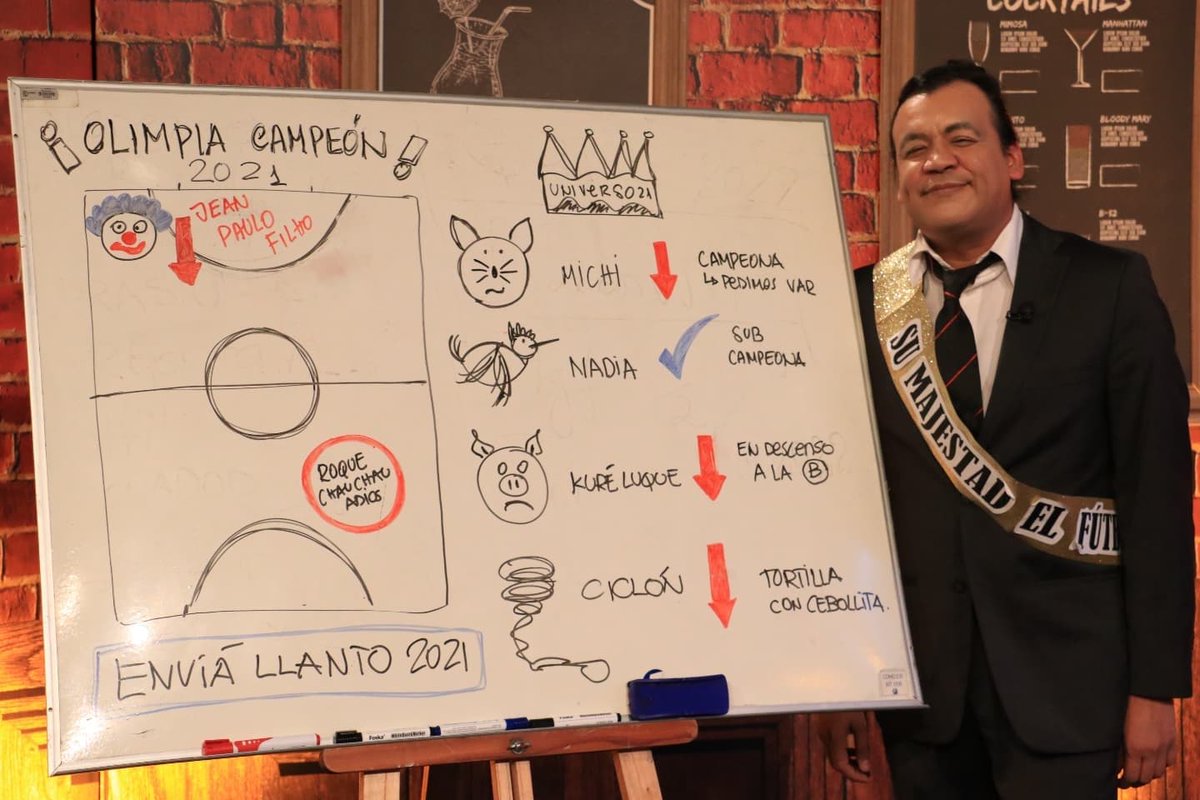 PolemicaPy's tweet photo. Su majestad el fútbol nos da un resumen detallado de #MissUniverso, #LaSupercopa ere erea 🤣💥

#NosVemos por #TelefuturoPy o https://t.co/ZeNVFiR4HX 💻 https://t.co/jPqSvf1a1g
