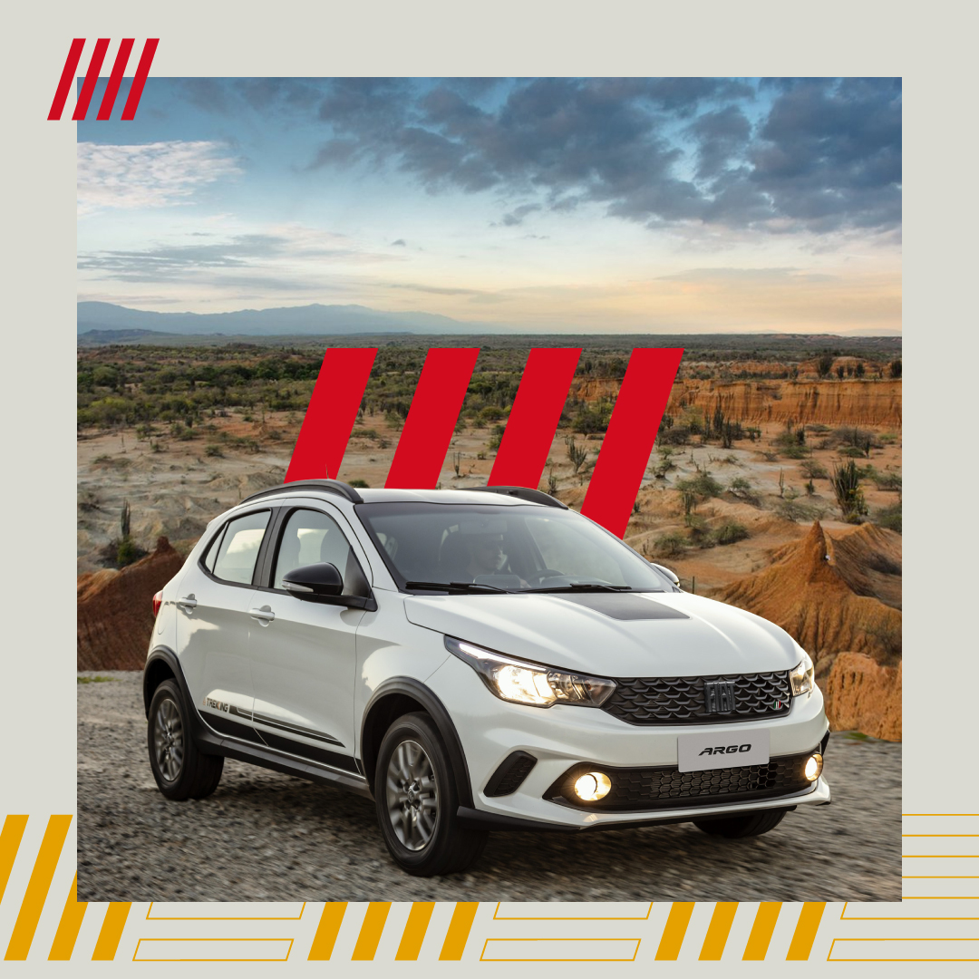 FiatColombia's tweet photo. Tu Fiat Argo Trekking esta listo para vivir todas tus emociones al máximo. Mil destinos, mil sonrisas ¿Te animas? 🏞👌😎 #Actitud #Emoción #DestinoFiat #ModoFiat #Estilo #Vida #Viajes https://t.co/ienRW0h4j8