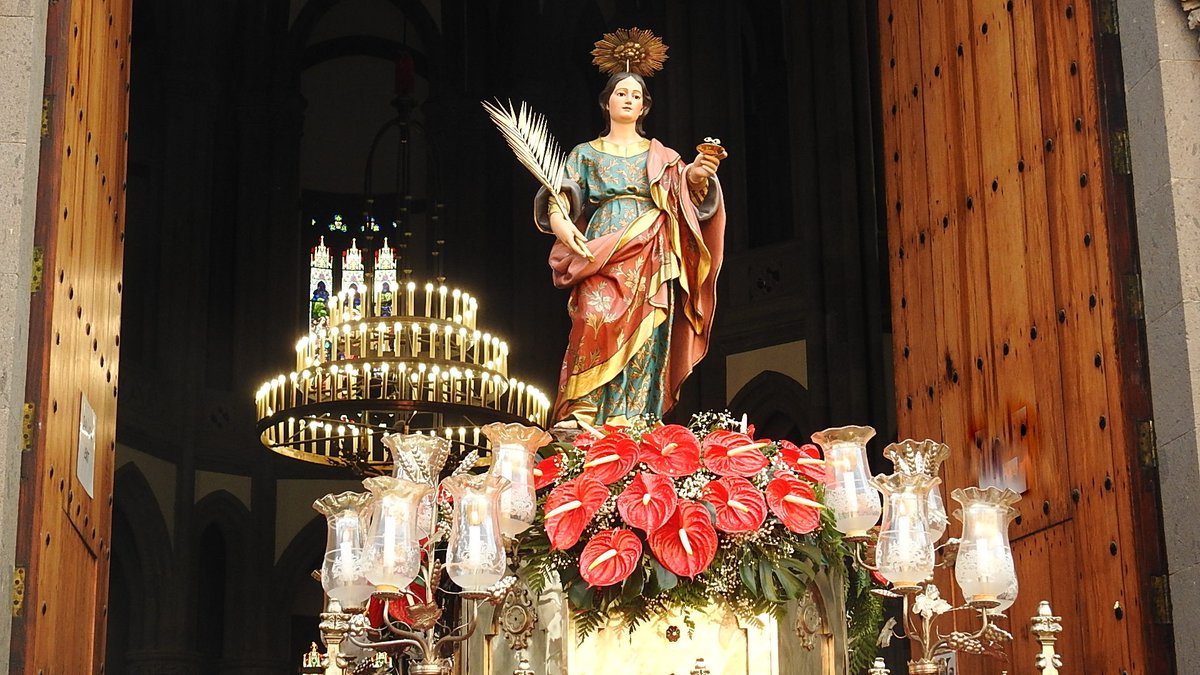 arucasdigital's tweet photo. Celebración festividad de Santa Lucía en Arucas. Reportaje en https://t.co/zxLwJ9Dj8D https://t.co/KQ4opjHRfW