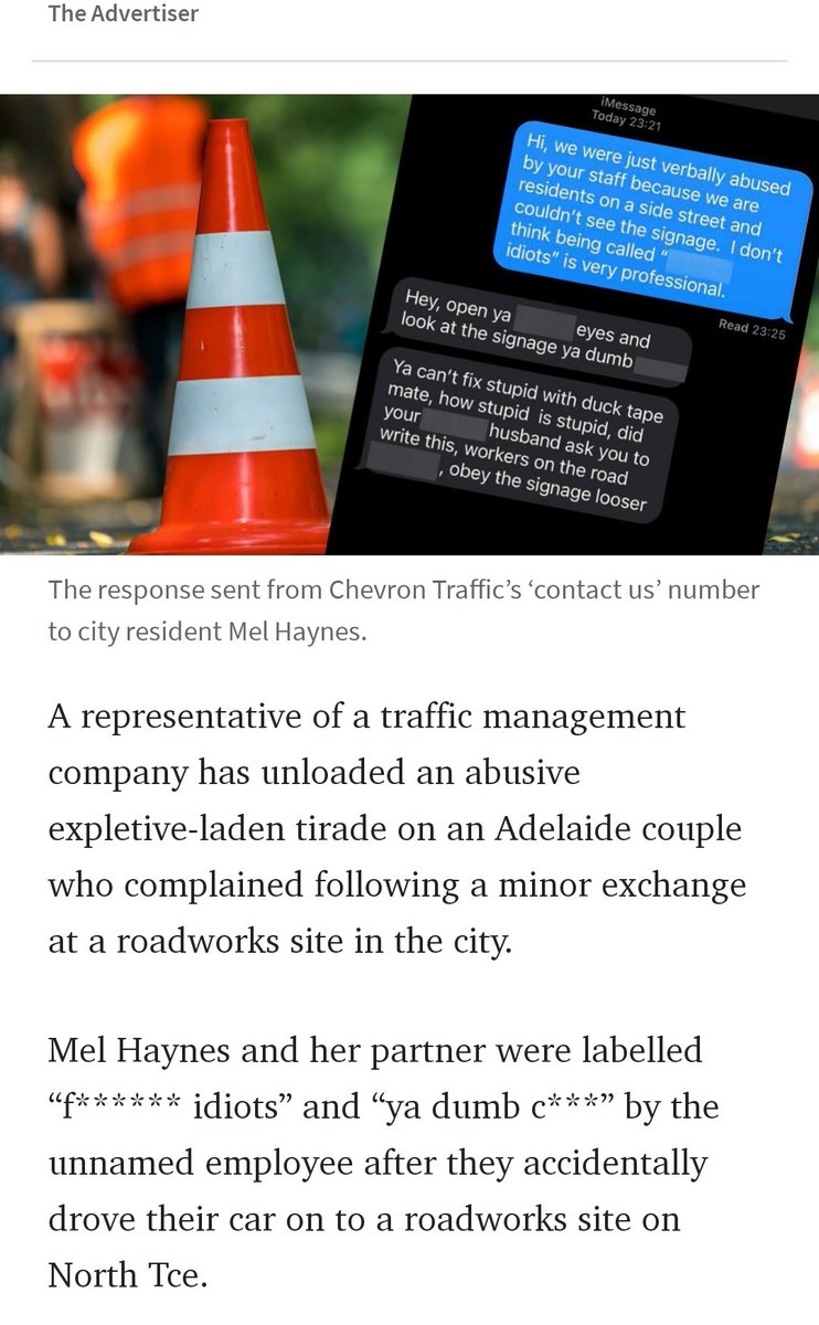 I suggested to Premier Marshall that we use the bloke from Chevron Traffic to be our new spin doctor as he 'cuts through' really well 
#saparli #publicrelations