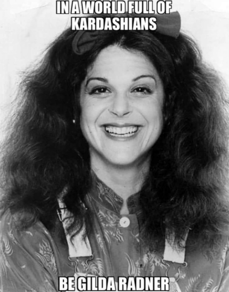 'Well it just goes to show you, it's always something! You either got a toenail in your hamburger or toilet paper clinging to your shoe.' -Gilda Radner as Roseanne Roseannadanna A comedic genius 💙 Loved her 💙