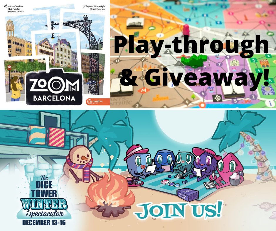 This week is <a href="/thedicetower/">thedicetower</a> Winter Spectacular! 
We can't wait to watch the team play Zoom in Barcelona this Wednesday at 3:30pm EST. 
youtube.com/watch?v=5R_2c5…