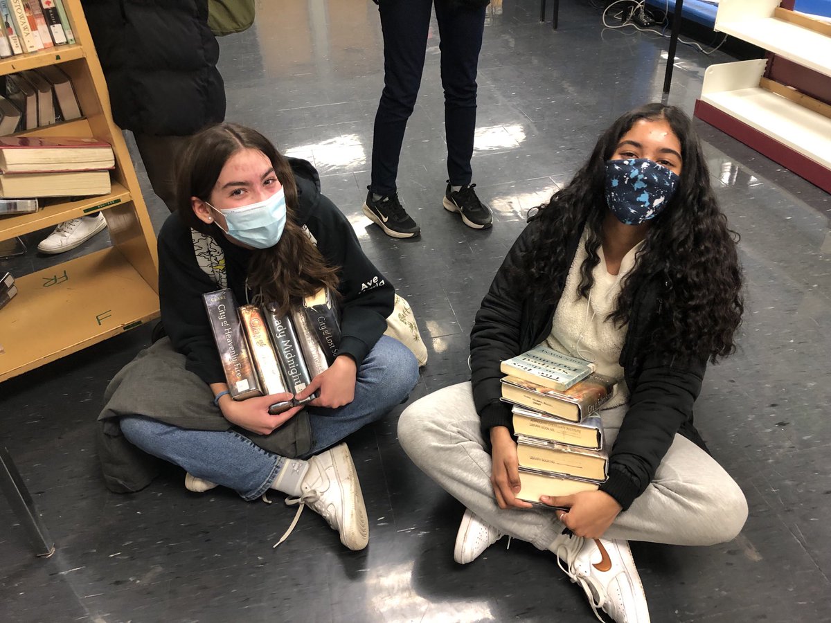 First day of A buck-a-book campaign a huge success! #tdsb #lc3