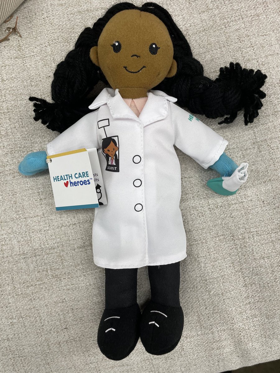 So my husband saw this doll and couldn’t resist getting one.  Our children GENUINELY believe this doll is me and they negotiate as to who gets to sleep with her each night.  They call her “Mama doll”.  Hilarious!
