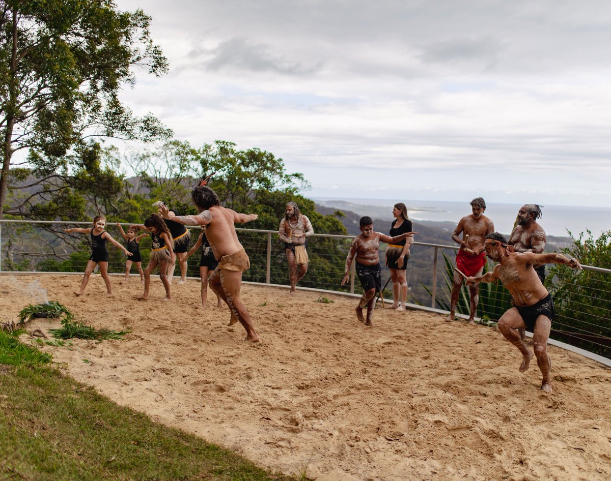 nyanggan's tweet photo. Our December Giingan Gumbaynggirr Cultural Experience was very special as it was our first time hosting Guests at the new Dance Amphitheatre. Overlooking many significant sites it is truly a spectacular backdrop.
#GumbaynggirrCountry #BMNAC #twopathstrong #ilovensw https://t.co/NbhYL2lXzF