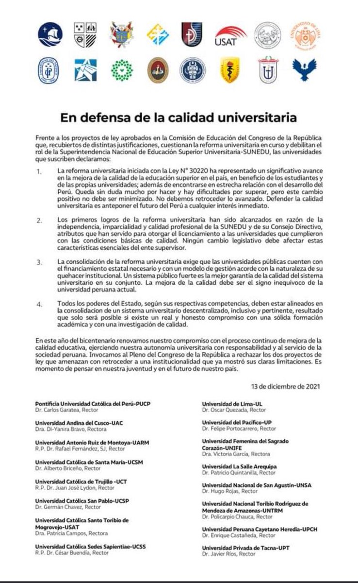 richicuenca's tweet photo. Estas son voces fundamentales en la discusión y en la defensa de la calidad de educación universitaria.
#ReformaUniversitaria https://t.co/nZLVem9CR2