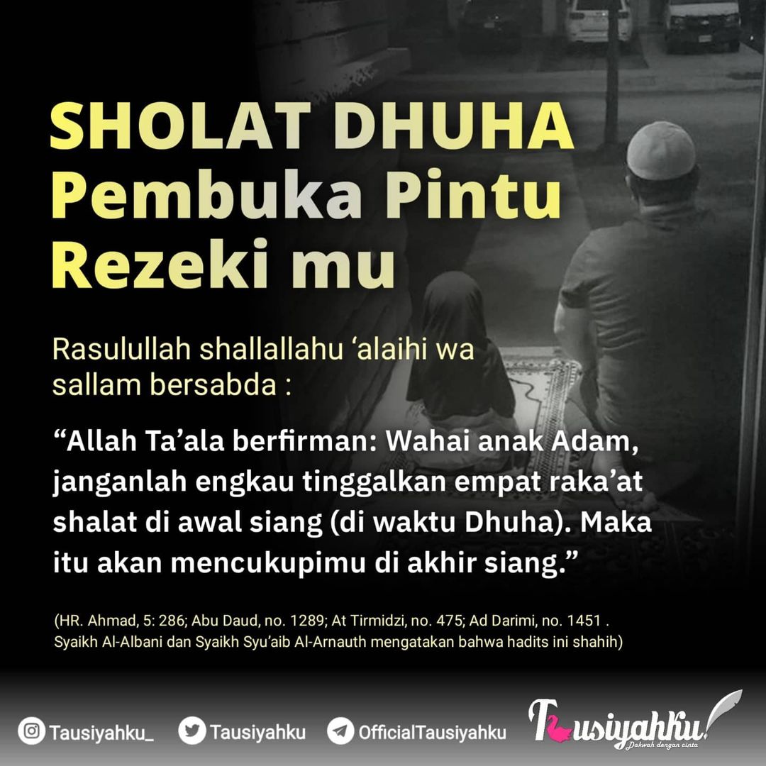 Udah shalat Dhuha belum? Jangan dilewatkan ya 😍