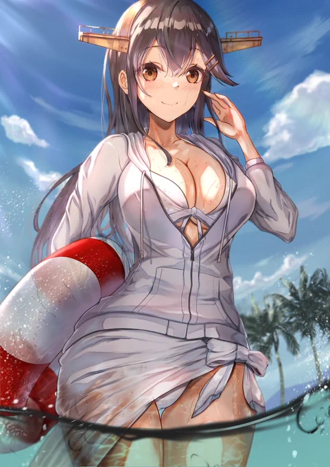 榛名ちゃん進水日おめでとう🎁👍
たしか最初にケッコンカッコカリした艦娘だったよ😍
#榛名進水日 
#榛名誕生祭2021 
#榛名 