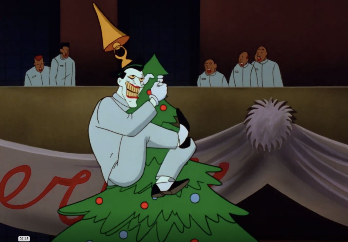Barbara74048755's tweet photo. @HamillHimself I just finished watching this fantastic episode of #BatmanTheAnimatedSeries #ChristmasWithTheJoker🃏💜💚,  Mark this is one of my many favorite episodes 💜💜💚💚!! https://t.co/4jSg76grDM