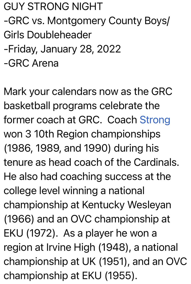 bearanderson's tweet photo. GUY STRONG NIGHT
-GRC vs. Montgomery County Boys/Girls Doubleheader
-Friday, January 28, 2022
-GRC Arena
@WinCity_BBall @grc_hoops @coachjoshcook @CoachRDG https://t.co/vuEcIyU61o