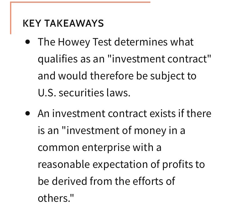 bobmaucher's tweet photo. @DCryptis @FLP_RD @wallstreetpro UST is pegged to $1, so it fails the Howey test. Not a security. https://t.co/1mpanjOFWb