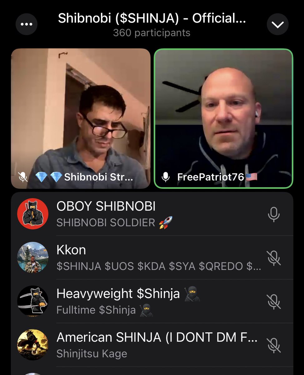 Shib_nobi's tweet photo. $SHINJA LIVE #AMA 🥷🥷🥷
TUNE IN NOW 🤝🔥

Telegram 🔗 https://t.co/dl509HkcHC

YouTube �� https://t.co/VcRWqWkKh7

#Shibnobi #ShinjaIsTheNext1000X #ShibnobiArmy #DojoSwap #KatanaWallet #KusariBlockchain #1000xgem #GEMS https://t.co/we4Kud5Bia