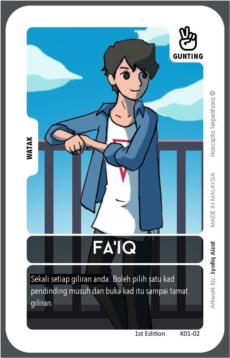 yo_sapit's tweet photo. Kad Ajaib: Fa‘iq

Early draft:              Final product: https://t.co/oyjWTJJZ1D